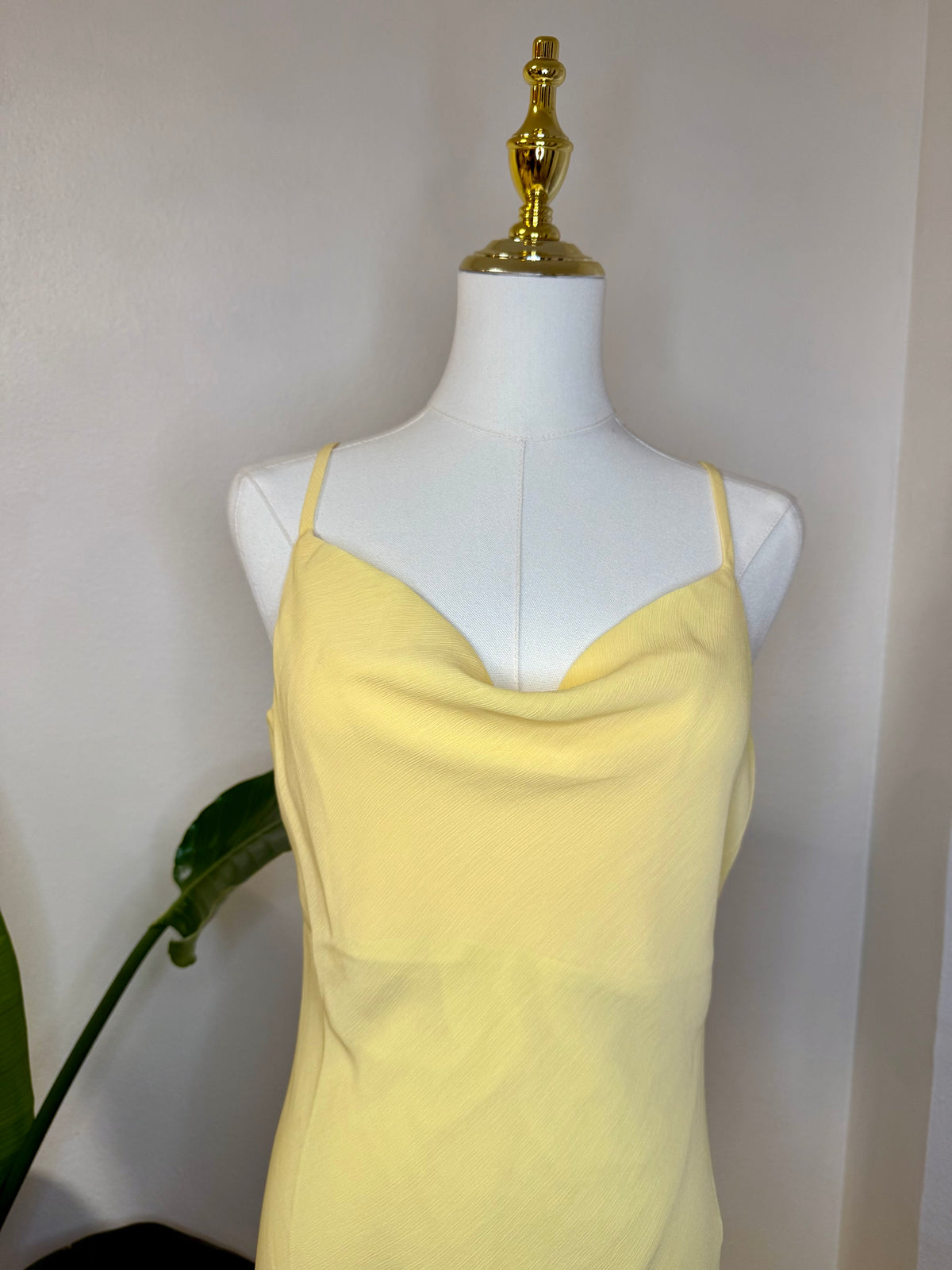 Sunshine Maxi Dress — Dress Sol y Arena Boutique, cowl neckline detail