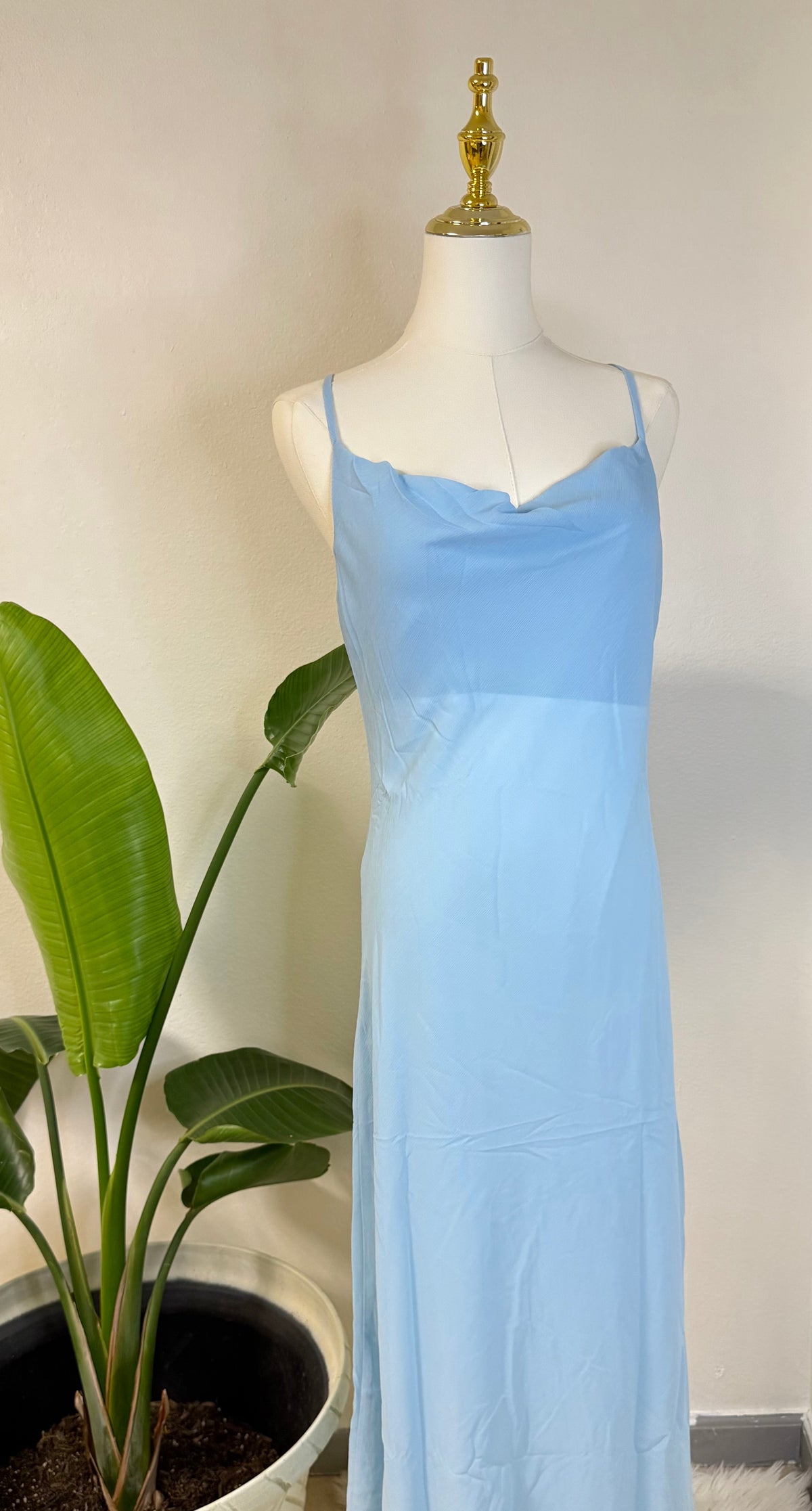Ocean Breeze Maxi Dress — Dress Sol y Arena Boutique, front view close-up
