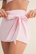 Pink Whisper Skirt — Skirt Sol y Arena Boutique, bow detail