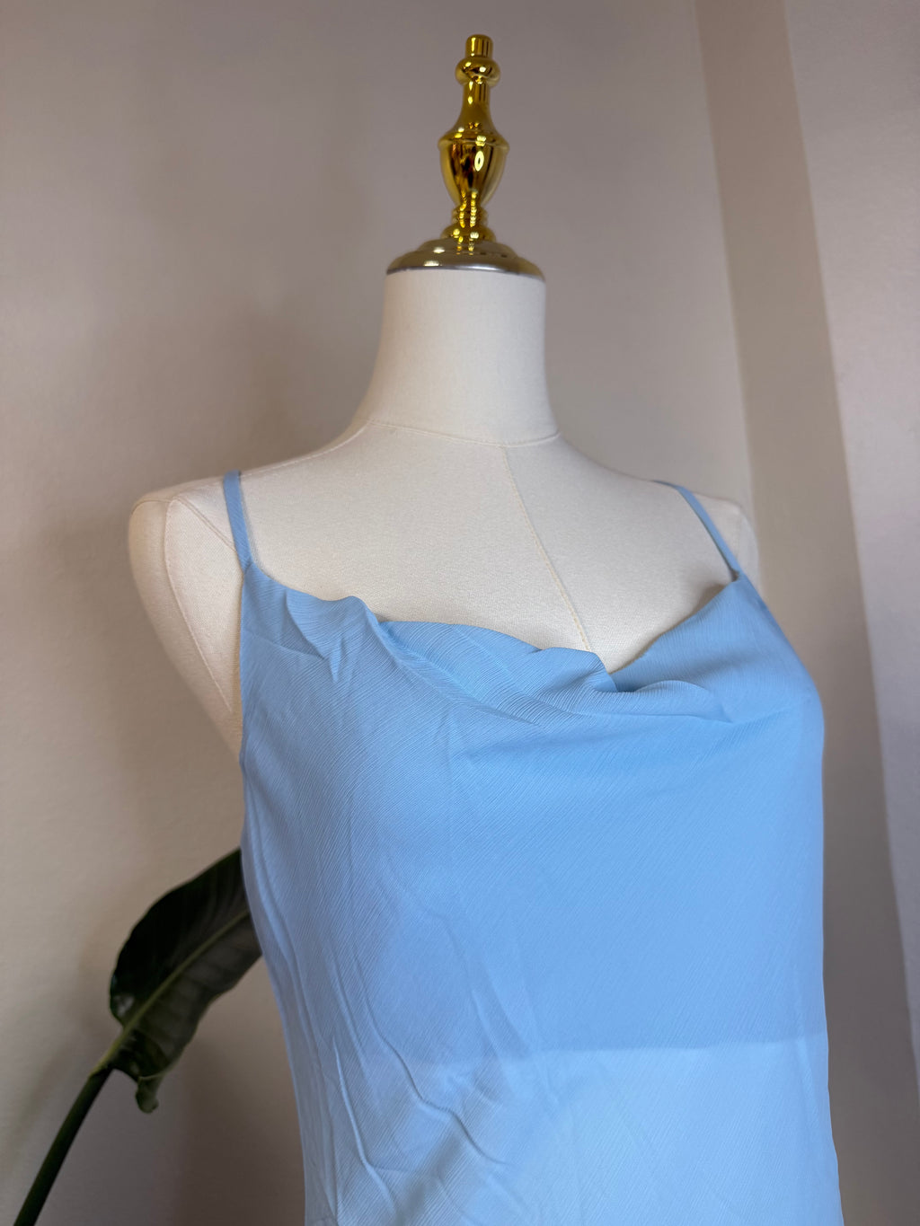 Ocean Breeze Maxi Dress — Dress Sol y Arena Boutique, cowl neckline detail